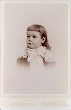 High Class Boy Mullet Hair Fashion New York 1890s Antique Cabinet Card Photo picture