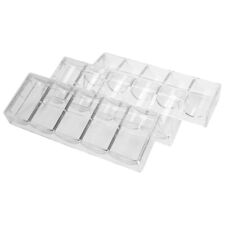 10pcs professional acrylic poker chips 100 chip trays (without cover) A1B11887 picture