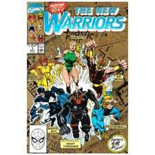 New Warriors #1 1990 series 2nd printing Marvel comics NM minus [k