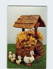 Postcard Wishing Well Planter, National Handcraft Institute, Des Moines, Iowa picture