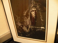 Roger frenandes- Native American Print- Wolf -Numbered  picture