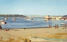 NEAH BAY, WA BOATS AT ANCHOR VANCOUVER ISLAND 1968 picture