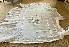 Antique twin bed French lace Cover picture