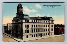 Fort Dodge IA-Iowa, Webster County Courthouse, Antique, Vintage Postcard picture