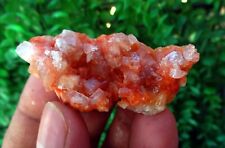 red heulandite matrix minerals-a picture