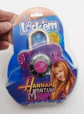 Vintage Hannah Montana Lock'em Combination Lock for School Lockers Bikes Pink picture