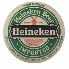 Heineken & Amstel Light Beer Bar Coasters Double Sided Vintage -  Lot of 10 picture