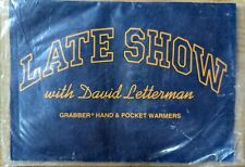 Vintage, rare, Late Night with David Letterman, hand warmer picture