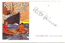 SS Finland Private Mailing Card Poster Image by H. Cassiers,  New York-Antwerp picture