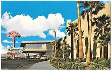 70s Flamingo Las Vegas NV Hotel Casino Postcard  Temptations Myron Cohen marquee picture