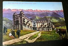 Hotel Rigi-Kulm Mit Den Underwaldner Alpen Mountain Alps Postcard picture