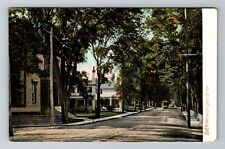 Bath ME-Maine, Residential District, Washington Street, Antique Vintage Postcard picture