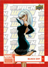2020-21 2021 Marvel Annual Pack Wars Victor Prize Parallel Black Cat #7 picture