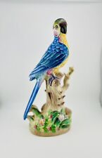 ANDREA BY SADEK PARROT VINTAGE 11” BLUE AND YELLOW TAG Stunning picture