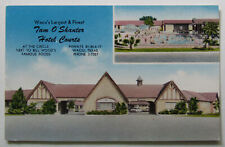 Waco Texas Circle Hotel Tam O’Shanter Swimming Pool Postcard picture