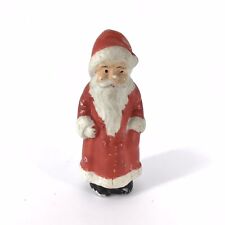 Miniature Santa Claus Figurine Porcelain Bisque 3 1/2” Japan Vintage 002 picture