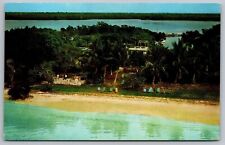Fort Myers Florida Sea Grape Lodge Scenic Coastline Chrome Cancel WOB Postcard picture