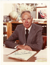 Glenn T. Seaborg Chemist signed autographed photo AMCo COA 19714 picture