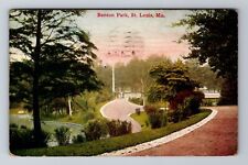 St Louis MO-Missouri, Benton Park, Advertisement, Vintage c1909 Postcard picture
