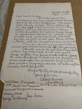 1901 High Street Reading Club Alameda CA Letter President McKinley Assassination picture
