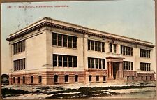 Bakersfield California High School Antique Postcard 1910 picture