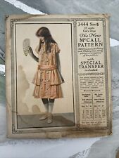 Antique McCall Pattern 3444 Girls Dress picture