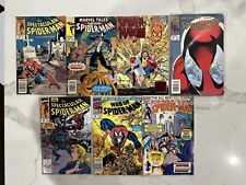 Marvel Spider-man Vintage Comic Book  lot of 7  1986-1995 picture