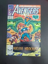 AVENGERS  # 324 - 1990 Marvel Very Good The Crossing Line: Part 6 of 6 Fast Ship picture