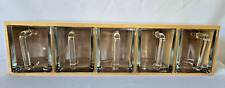 Retired IKEA Forhoja Wood Storage Container With Glass Containers picture