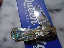 Queen City Genuine Abalone Cub Lockback Pocket Knife Folder QC004 4
