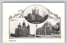 Cleveland OH-Ohio, Churches and Temples of Cleveland, Antique Vintage Postcard picture