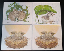 Vintage Current Brand Bright N Breezy set of 4 Note Cards w/Envelopes Incomplete picture