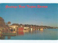 Pre-1980 RIVER SCENE Tarpon Springs - Near Tampa Florida FL AE5898 picture