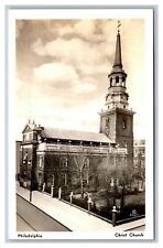 Philadelphia, PA Pennsylvania, Christ Church, RPPC Vintage Real Photo Postcard  picture