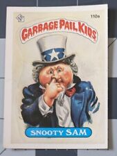 1986 Topps GPK #110a Snooty Sam * Sticker Card  picture