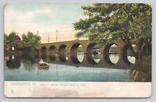 Tuck Postcard c1900 Lancaster Pennsylvania Historic Witmer Bridge Built In 1799 picture