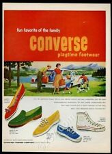 1961 Converse All-Star hi-top etc 5 shoe styles vintage print ad picture