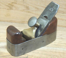 UNMARKED UNHANDLED IRON INFILL SMOOTH PLANE-MARPLES-SKELTON-ANTIQUE HAND TOOL picture