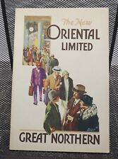 Great Northern Railway New Oriental Limited Booklet 1920s Goat Logo on Back picture