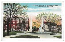Grand Rapids Michigan c1920's Soldiers Monument, Fulton Street Park picture