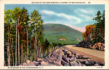Vintage C. 1920's Scene on Memorial Highway Whiteface Mt. New York NY Postcard   picture
