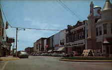 Reidsville North Carolina NC Classic 1960s Cars Street Scene Vintage Postcard picture