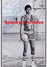 1974 High School Yearbook w/ MOSES MALONE Inscribed full page + 3 autos 76ers++ picture