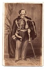 ANTIQUE CDV CIRCA 1870s VICTOR EMMANUEL II KING OF ITALY ALBUM PRINT DETAILED picture