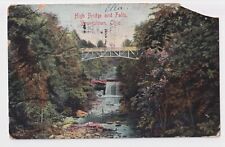 Postcard of High Bridge and Falls Youngstown Ohio postmark 1908 picture