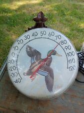 Vintage Original Ohio Jumbo Dial Thermometer Duck Les Kouba Made in USA picture