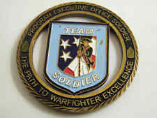 TEAM SOLDIER PROGRAM EXECUTIVE OFFICE SOLDIER #001 CHALLENGE COIN picture