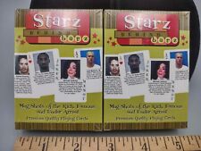Vintage NEW 2003 Starz Behind Barz Playing Cards Koby Bryant O.J. Lot of 2 picture