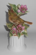 Ruby-Grand Kinglet  Andrea by Sadek Porcelain Bird Figurine picture