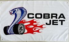 FORD COBRA JET MUSTANG RACING 3x5ft FLAG BANNER DRAPEAU MAN CAVE GARAGE Decor picture